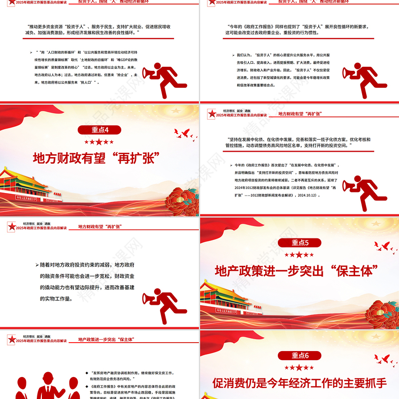 精品两会党课PPT2025年政府工作报告重点内容解读课件