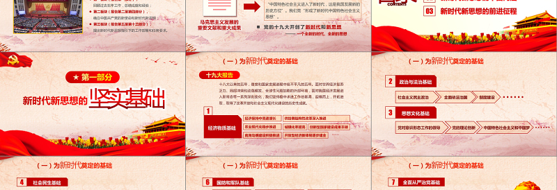 学习贯彻十九大精神解读新时代新思想ppt