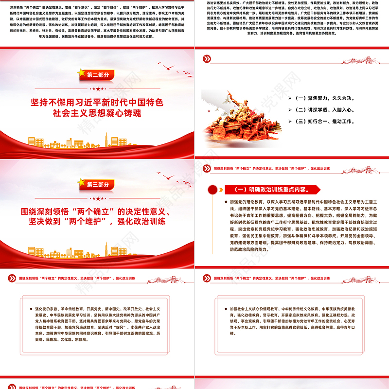 2024-2028年全国团干部教育培训规划PPT华美精致共青团干部教育培训团课