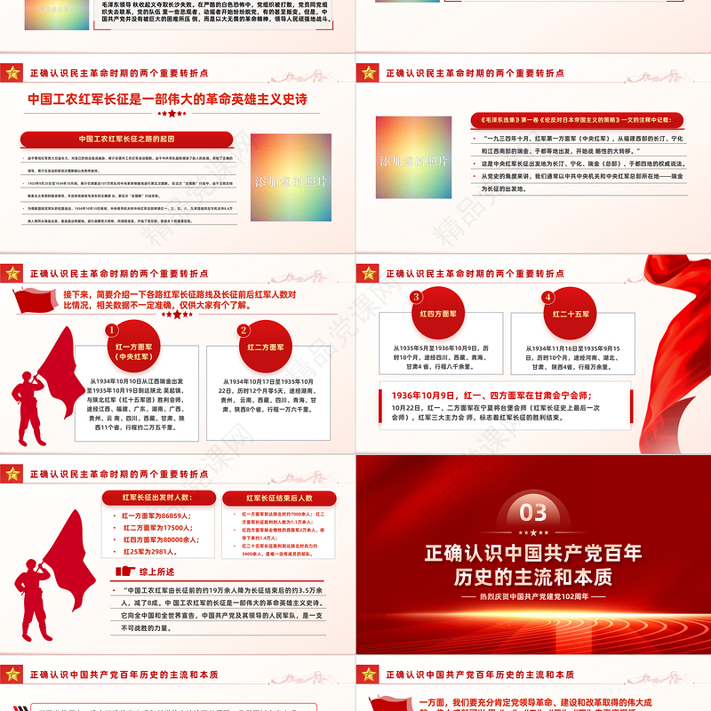 2023学好百年党史凝聚奋进力量PPT精品风七一建党节庆祝建党102周年专题党史党课课件模板