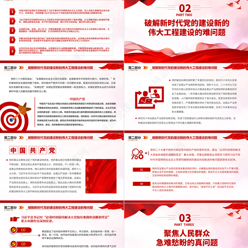 2023把开展主题教育与解决实际问题紧密联系起来PPT优质党建风深入开展学习习近平新时代中国特色社会主义思想主题教育专题党课课件