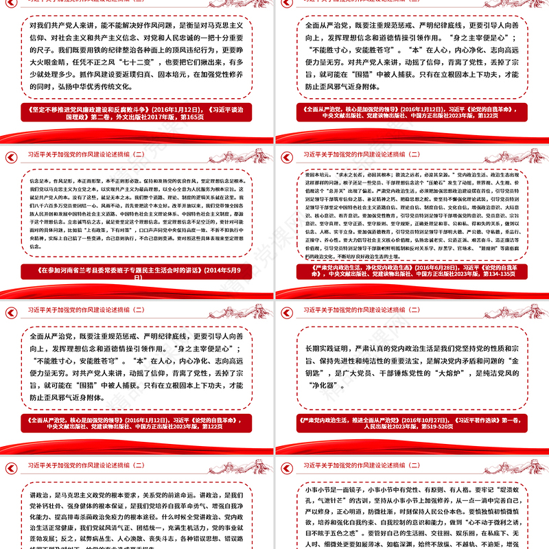 党政风习近平关于加强党的作风建设论述摘编（二）党课课件