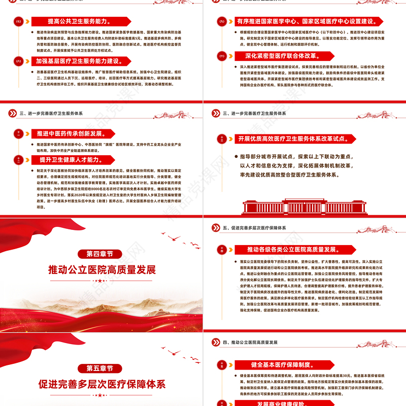 精美简洁深化医药卫生体制改革大气精美年重点工作任务PPT课件下载