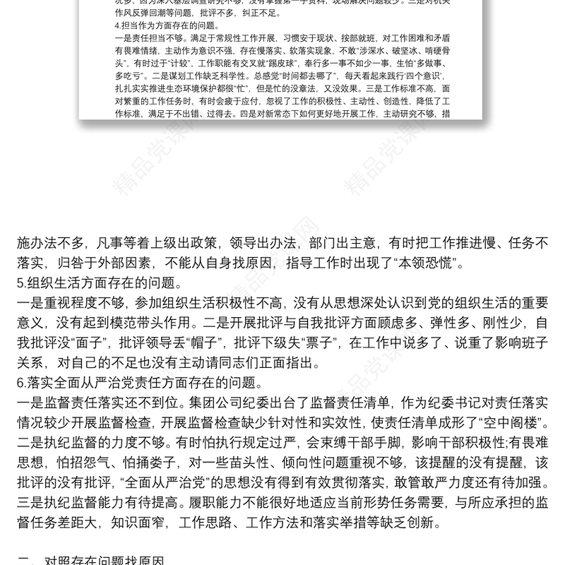 主题教育检视问题整改落实情况报告