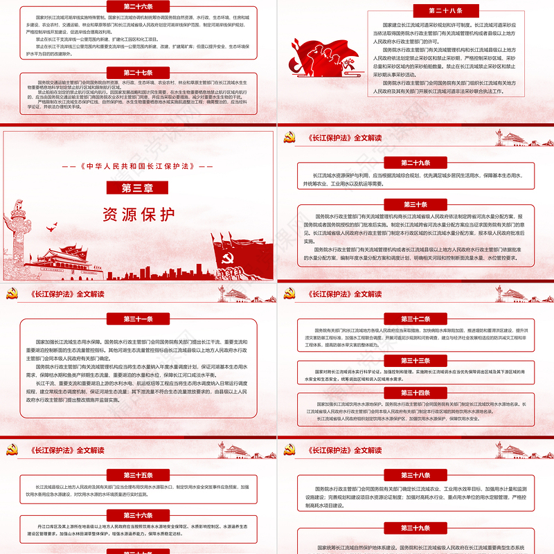 全面解读中华人民共和国长江保护法ppt