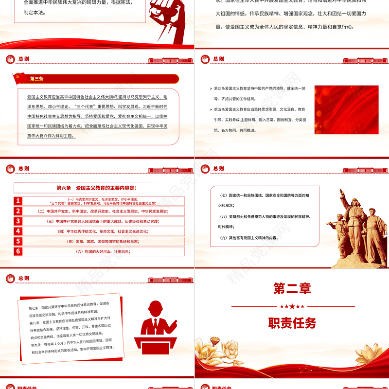 2024中华人民共和国爱国主义教育法（草案）PPT党建风以法治方式推动保障新时代爱国主义教育课件