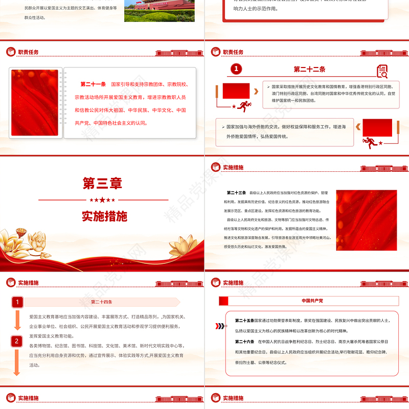 2024中华人民共和国爱国主义教育法（草案）PPT党建风以法治方式推动保障新时代爱国主义教育课件