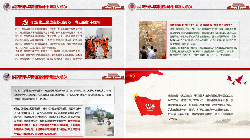 2019组建国家综合性消防救援队伍框架方案PPT