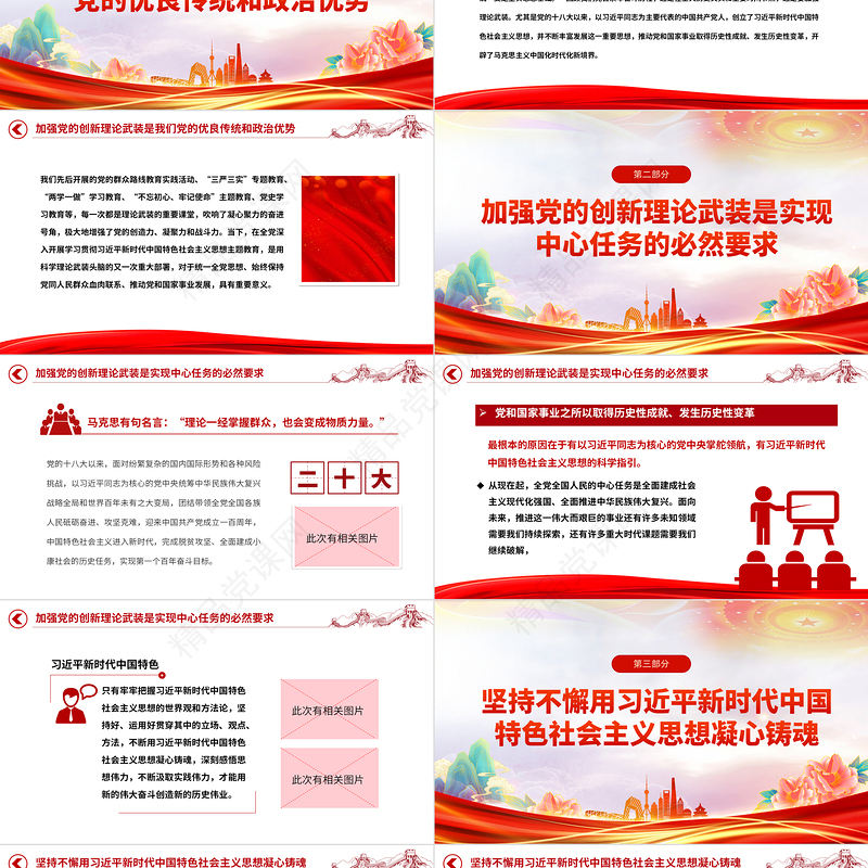 2023坚持不懈用党的创新理论武装头脑PPT优质党建风深入开展学习习近平新时代中国特色社会主义思想主题教育专题党课课件