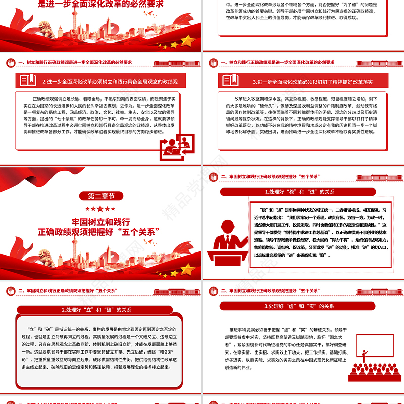 简约党建风有效防范和纠治政绩观偏差ppt主题党课