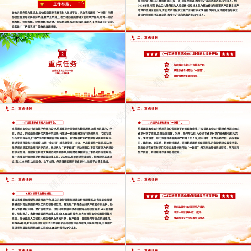 精品全国智慧农业行动计划(2024—2028年)三农PPT课件