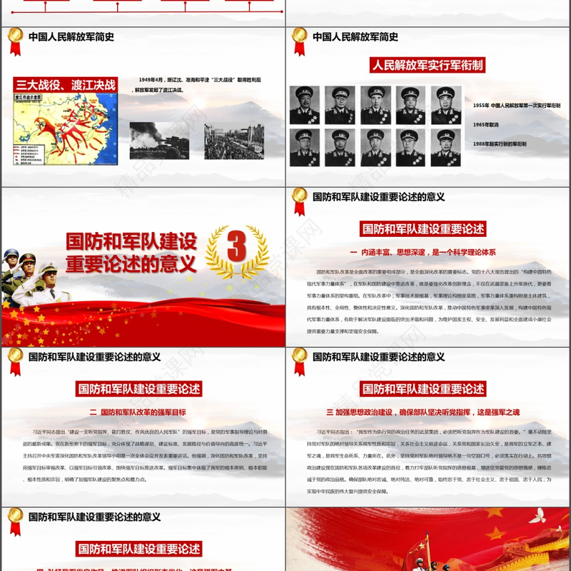 八一建军节军队部队热血铸军魂PPT模板