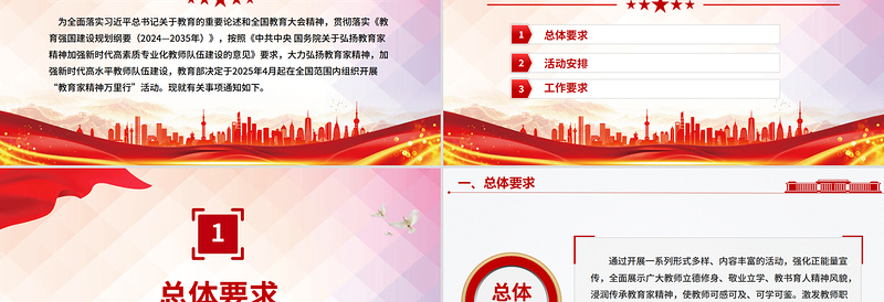 2025关于开展“教育家精神万里行”活动的通知PPT课件下载