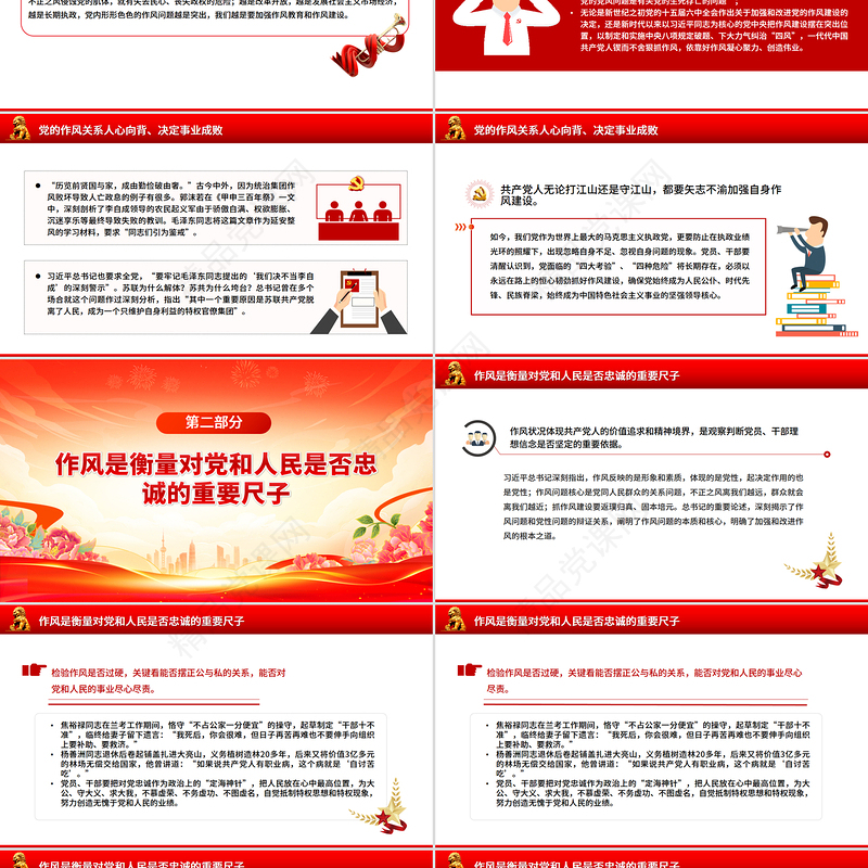 党政风以永远在路上的恒心韧劲抓好党的作风建设PPT微党课