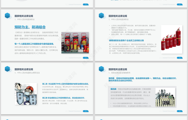 原创员工安全教育安全生产安全管理培训PPT模板-版权可商用