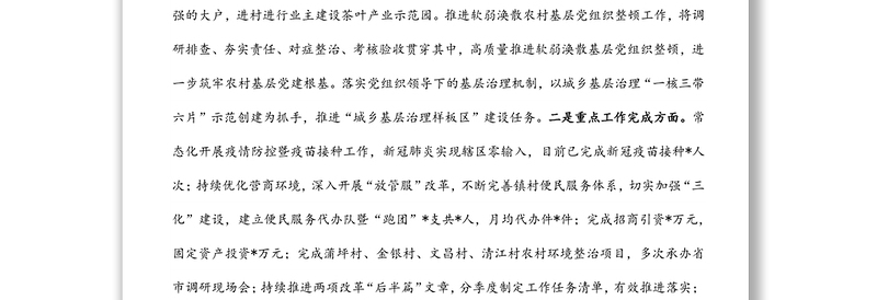 2024镇人民政府上半年工作总结和下半年工作计划