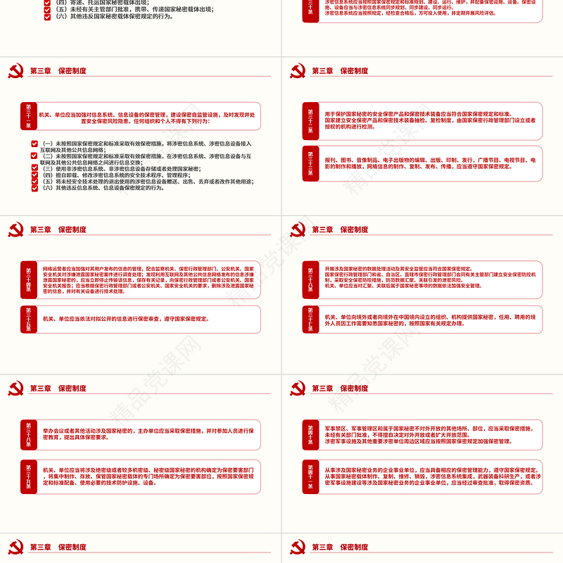 党政风优质中华人民共和国保守国家秘密法PPT维护国家安全法律法规主题课件