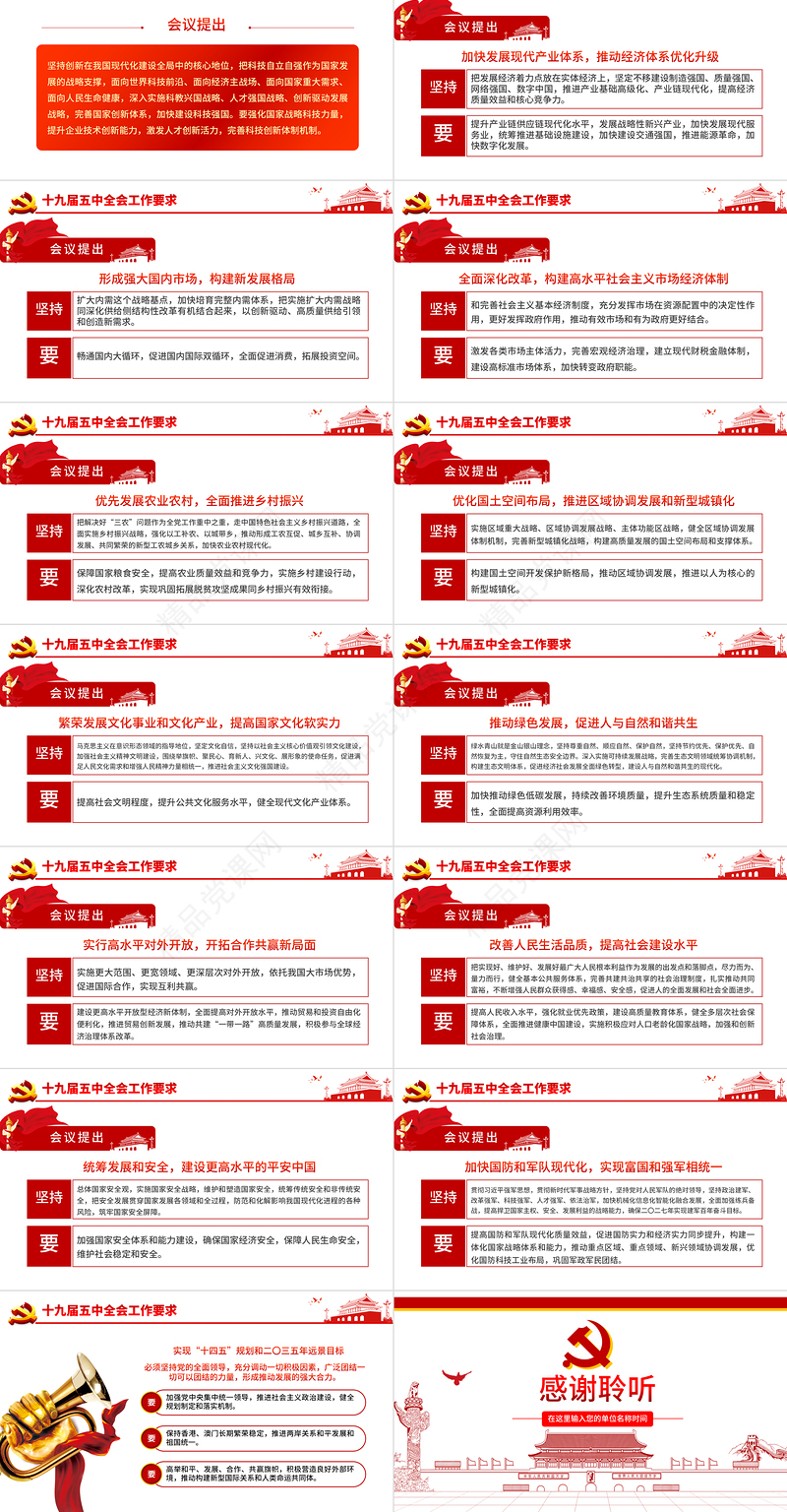 2020中国共产党第十九届中央委员会第五次全体会议公报 