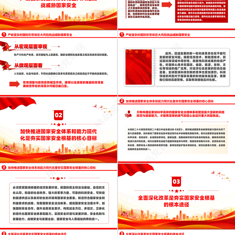 筑牢中国式现代化行稳致远的国家安全根基PPT正确把握重大国家安全问题课件