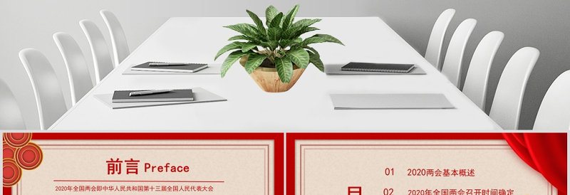 聚焦全国两会PPT