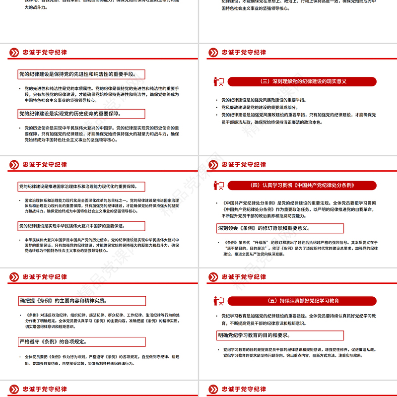 2025三季度主题党课PPT讲政治守纪律敢担当课件