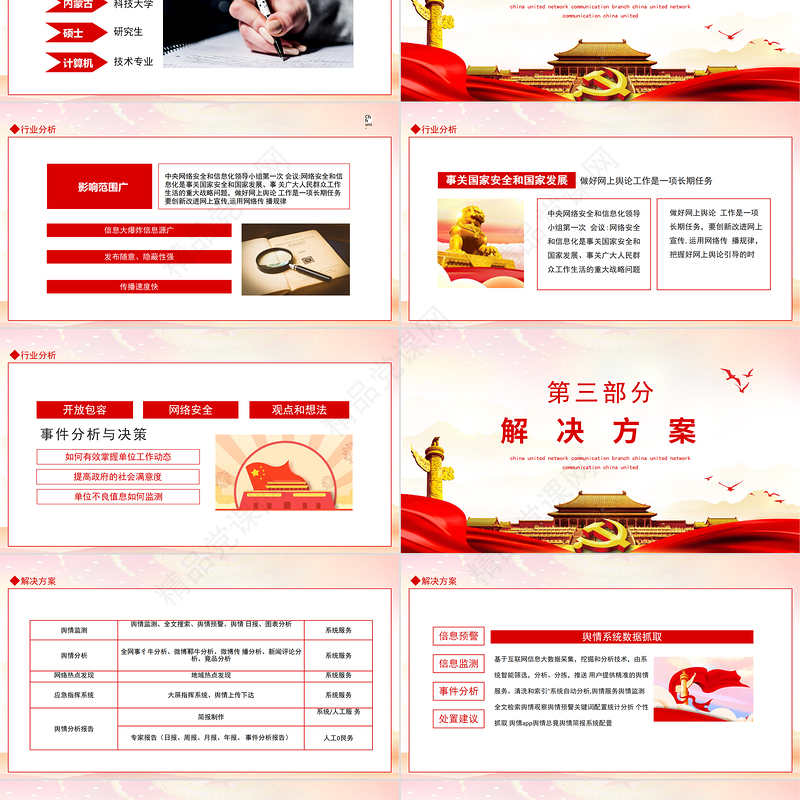 2021政府舆情解决方案PPT新媒体时代地方舆情监控及应对策略培训课件下载