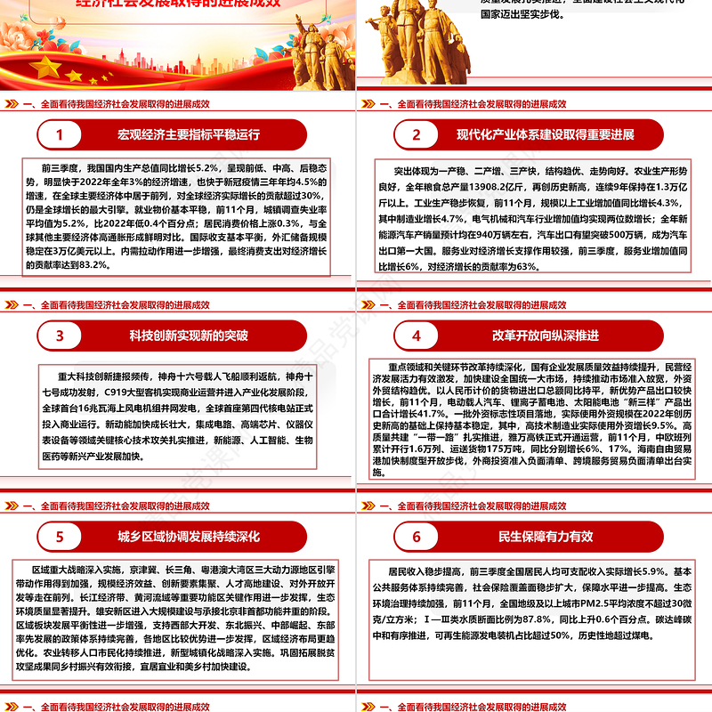 全心全意落实推动高质量发展ppt红色大气中央经济工作会议精神主题党课