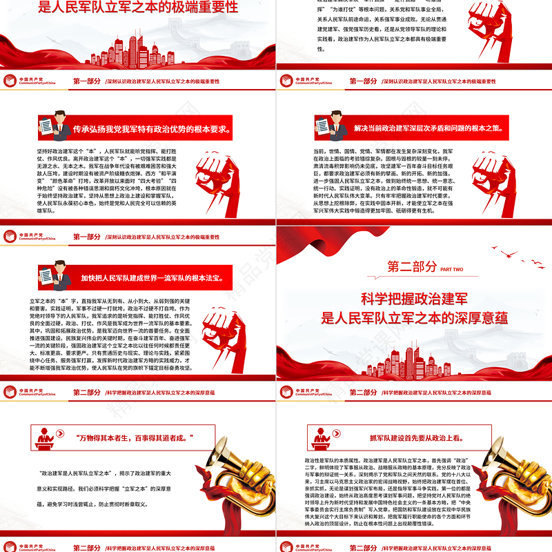 新时代政治建军方略“十个明确”的首位ppt学习领会习近平新时代建军思想课件