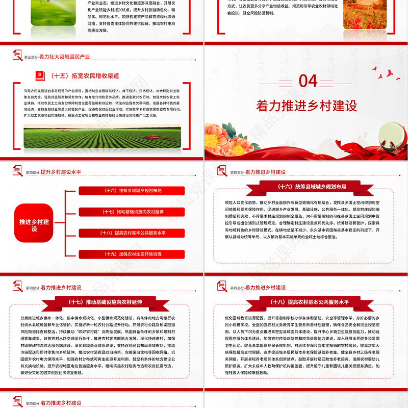 大气精美2025中央一号文件PPT深化农村改革扎实推进乡村全面振兴课件下载
