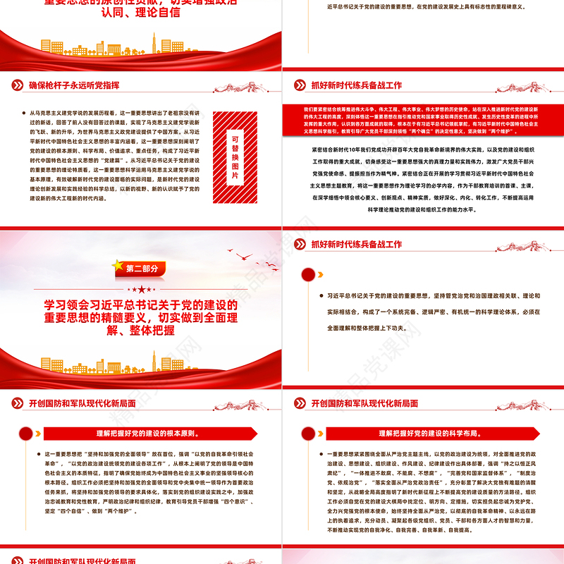 总书记关于党的建设的重要思想的科学内涵和实践要求PPT党课课件