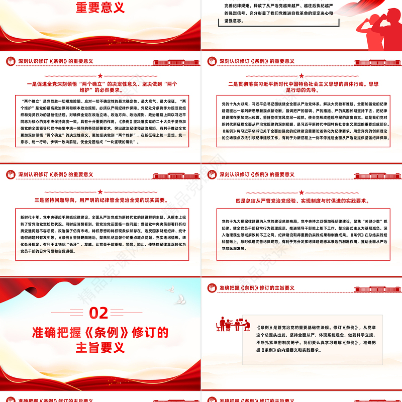 新修订版《中国共产党纪律处分条例》要点解读PPT