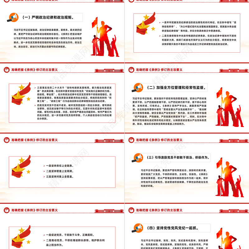 新修订版《中国共产党纪律处分条例》要点解读PPT