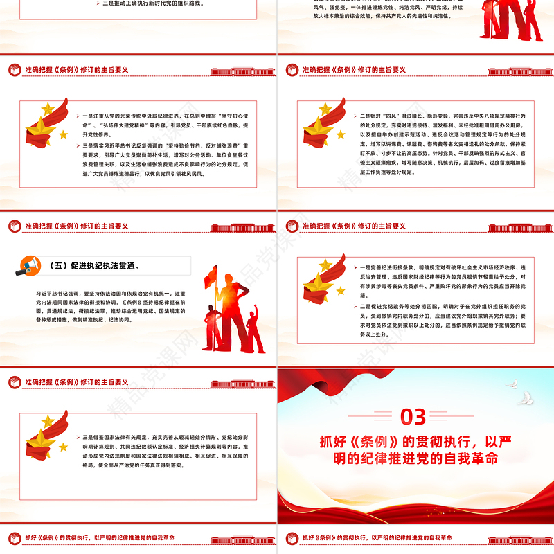 新修订版《中国共产党纪律处分条例》要点解读PPT