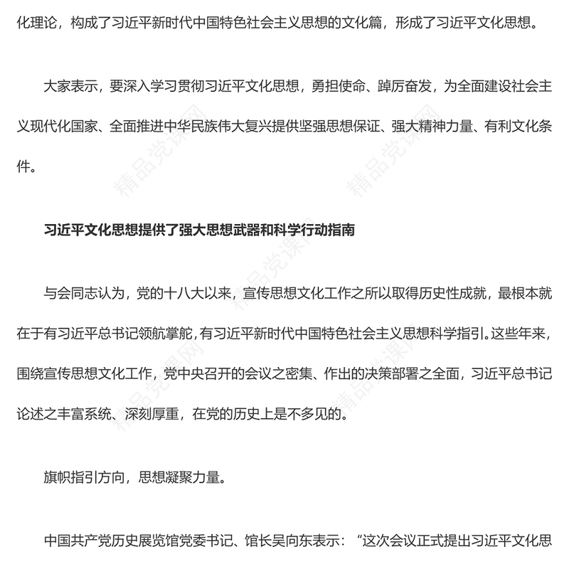 思想旗帜引领方向 实干笃行开创新局发言材料
