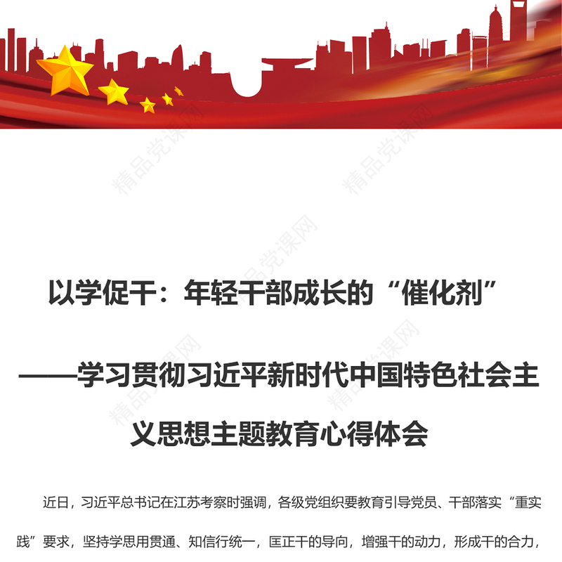 以学促干：年轻干部成长的“催化剂”（主题教育心得体会）