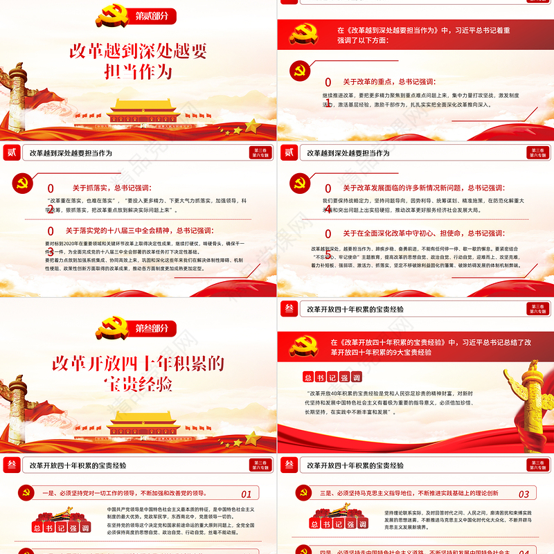 2021学习解读习总书记谈治国理政第三卷第六主题推动全面深化改革实现新突破