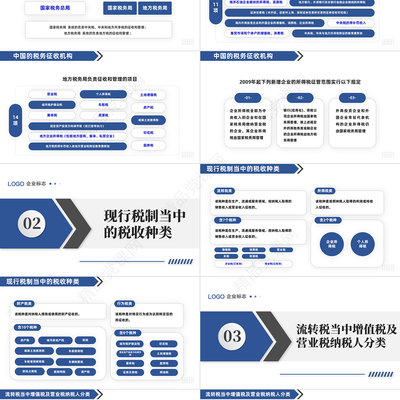 2022税务基础知识PPT插画风为国聚财为民收税税务基础知识讲解培训主题会模板课件