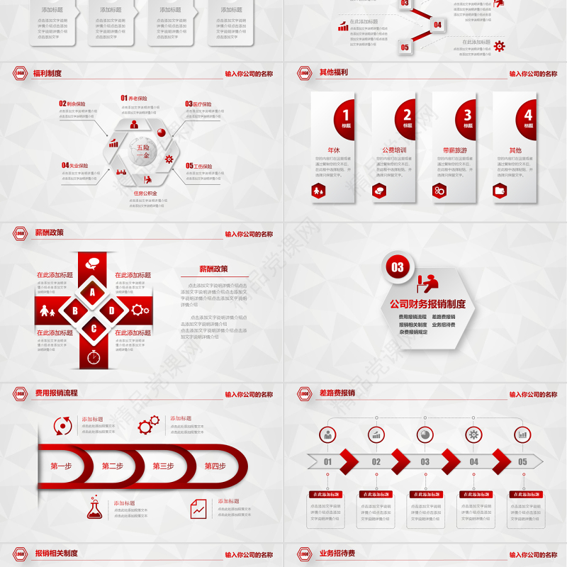 新员工入职培训手册ppt模板