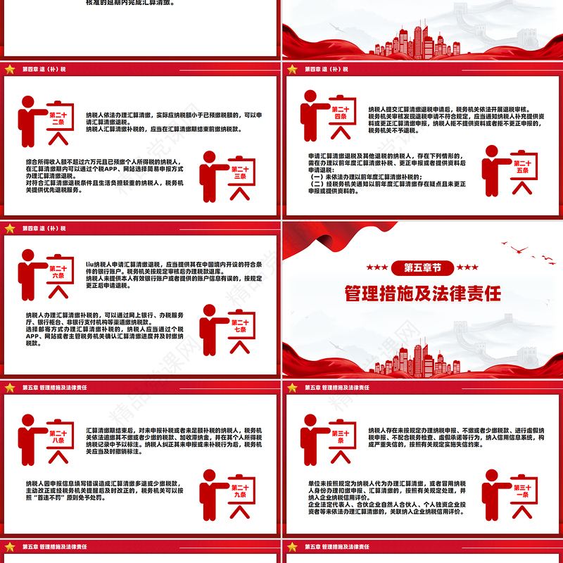 简洁风《个人所得税综合所得汇算清缴管理办法》PPT课件