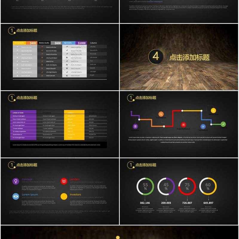 欧美商务工作总结会议报告ppt模版