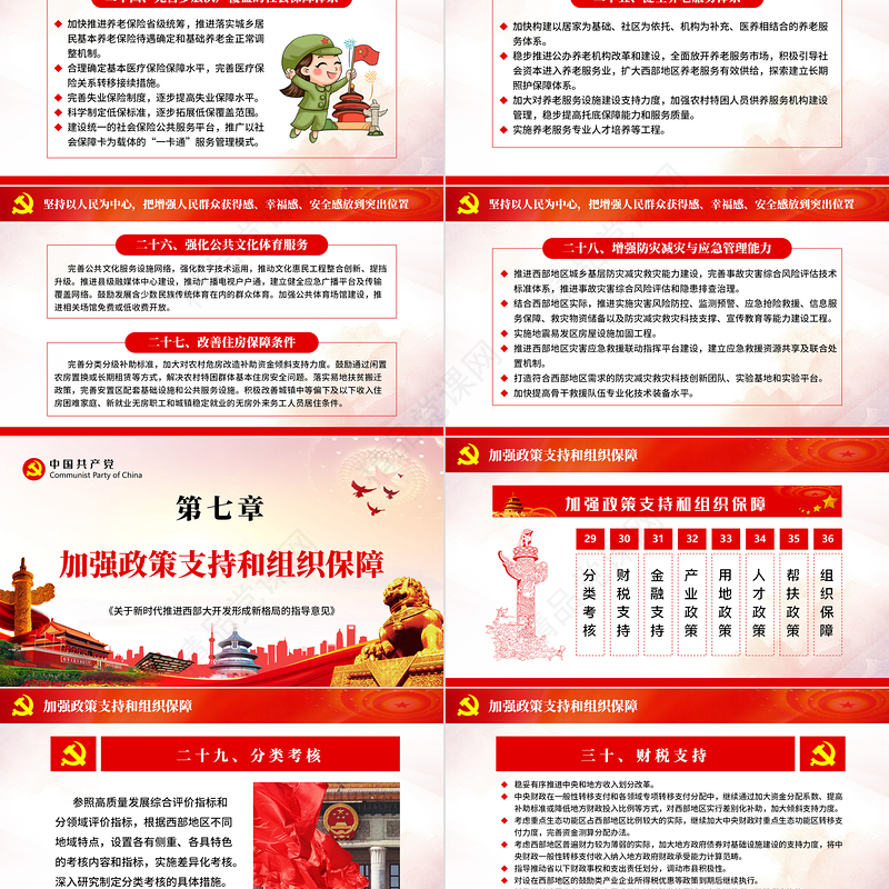 关于新时代推进西部大开发形成新格局的指导意见党课学习PPT