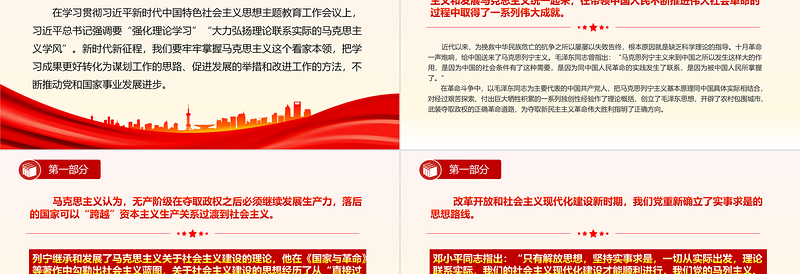 大力弘扬理论联系实际的马克思主义学风PPT党课课件