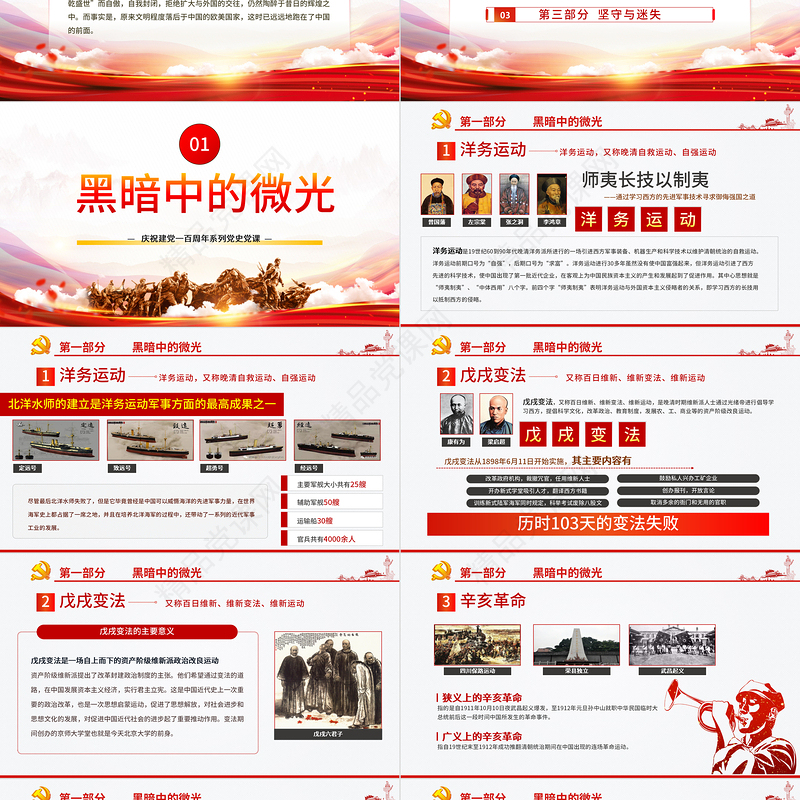 此间曾著星星火-记中国共产党第一次全国代表大会嘉兴南湖会议PPT