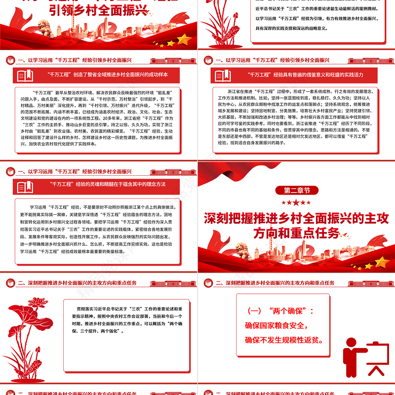 更好的有力推动乡村振兴战略ppt优质党政风总书记关于“三农”工作重要指示精神专题党课