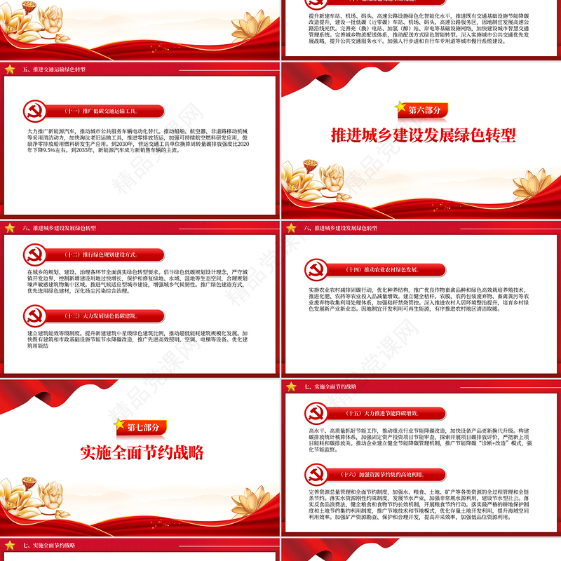 2024关于加快经济社会发展全面绿色转型的意见PPT下载