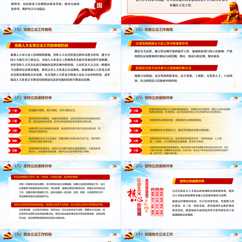 简约党政风全面解读中共中央印发法治中国建设规划PPT