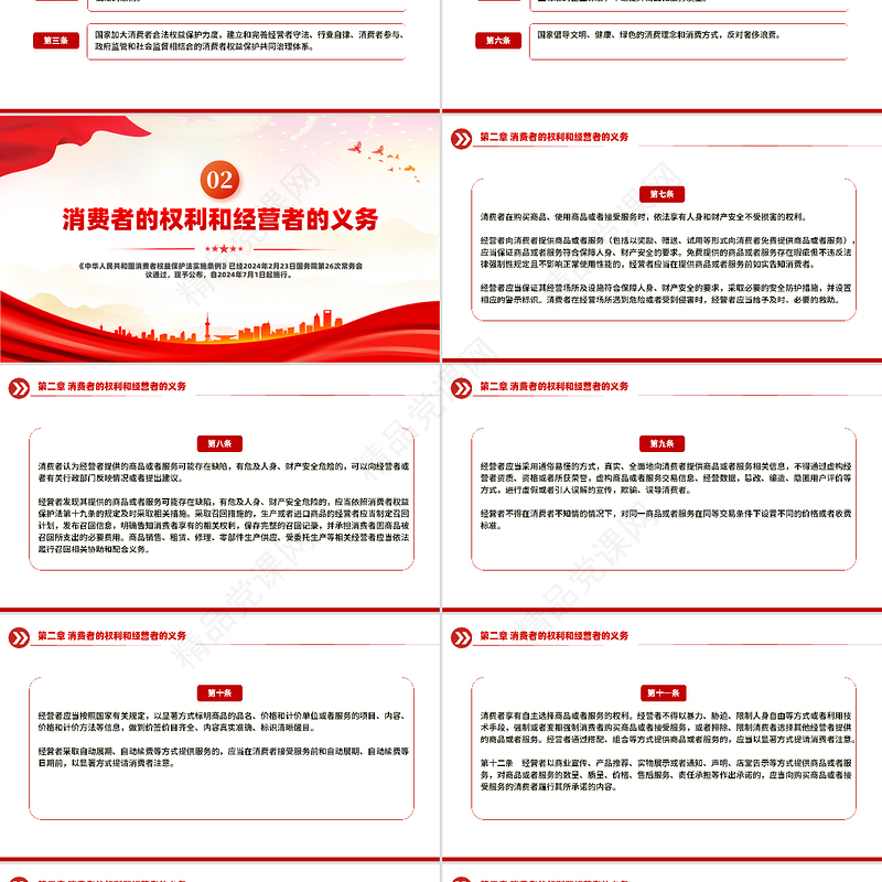 消费者权益保护法实施条例全文PPT精品法律法规专题课件