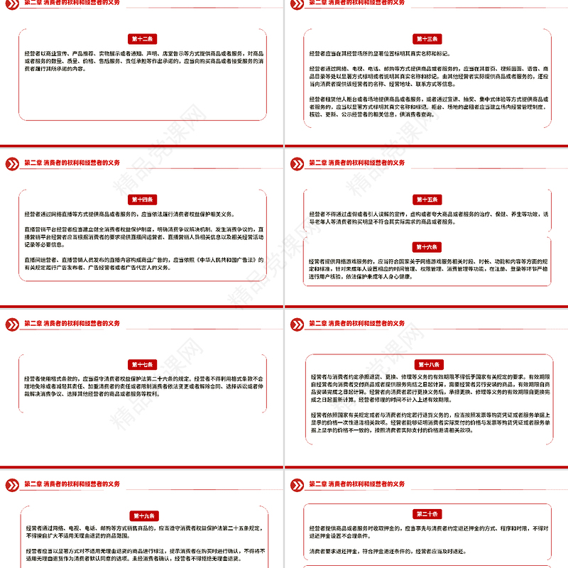消费者权益保护法实施条例全文PPT精品法律法规专题课件