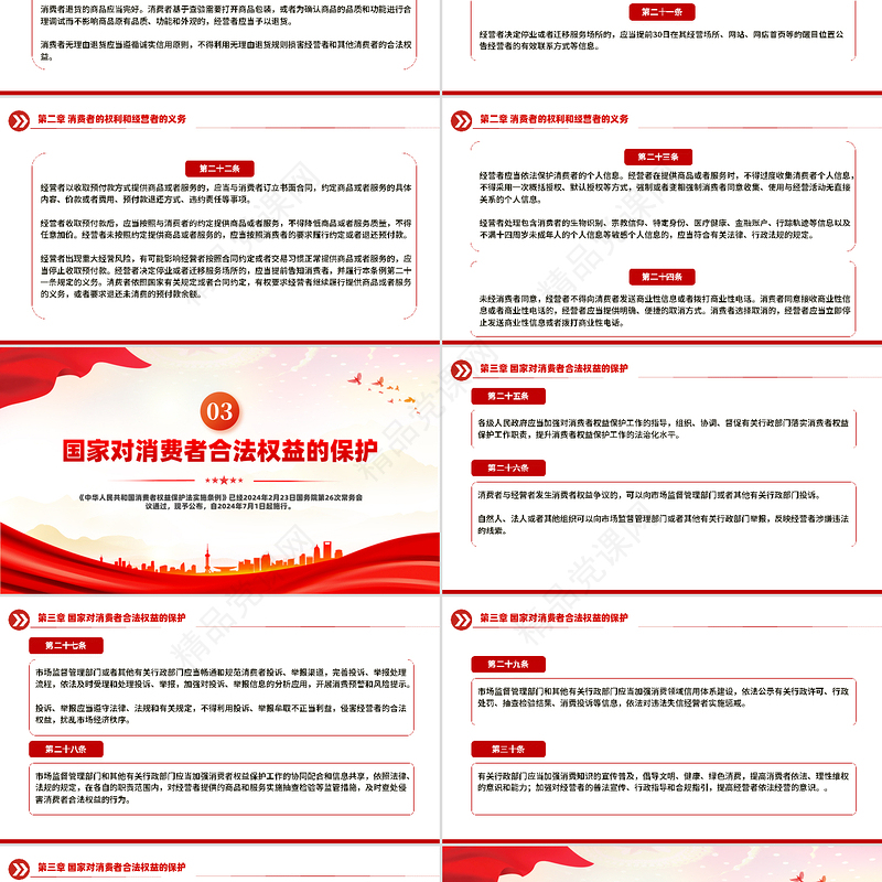消费者权益保护法实施条例全文PPT精品法律法规专题课件
