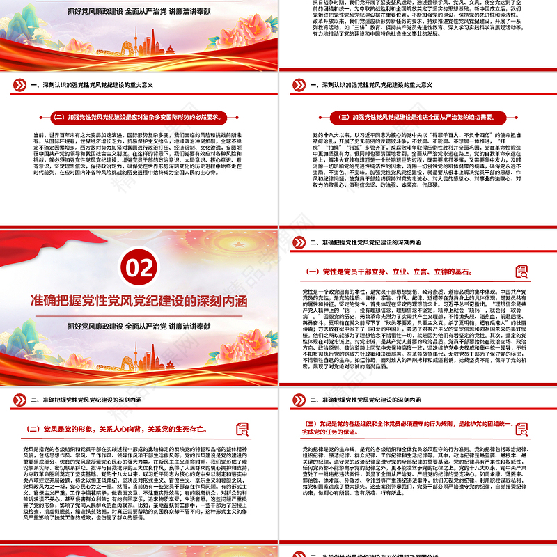 2025加强党性党风党纪建设推进全面从严治党PPT党课